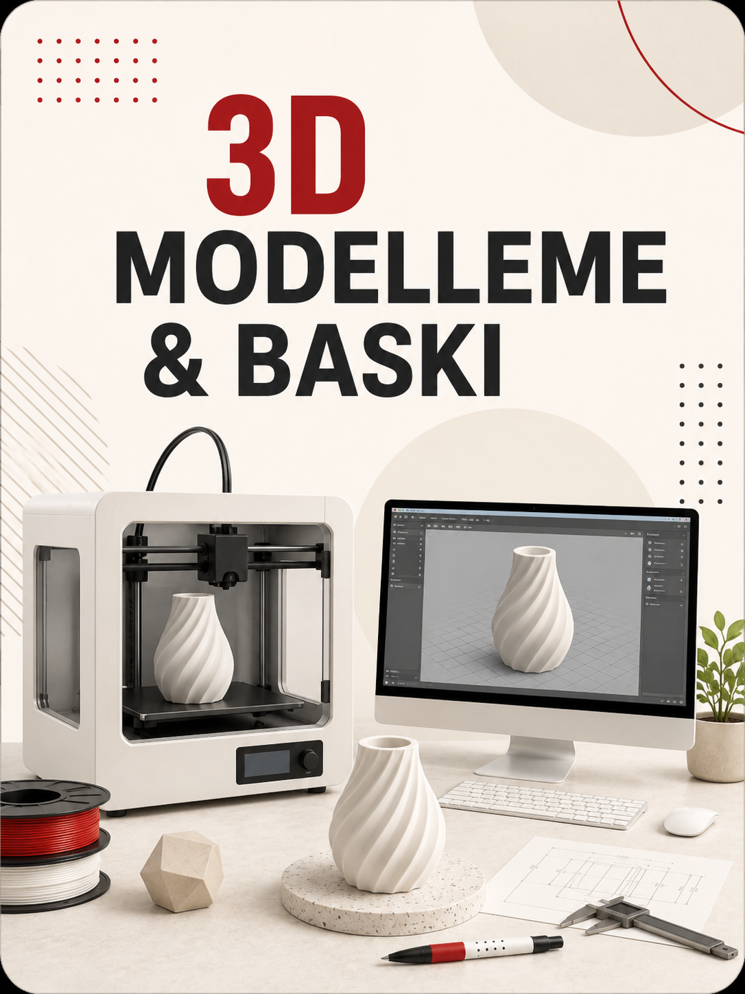 3D MODELLEME & BASKI